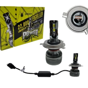 Focos Leds H4 22,000 Lumenes Serie Power Spider