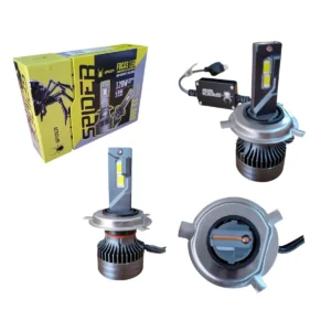 CA Kit luces biled Spider (SPIDER) H4, 2 caras, 33000 lúmenes, 6000k, 120 watts, luz blanca